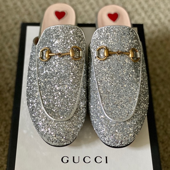gucci glitter princetown
